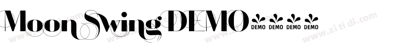 Moon Swing DEMO字体转换